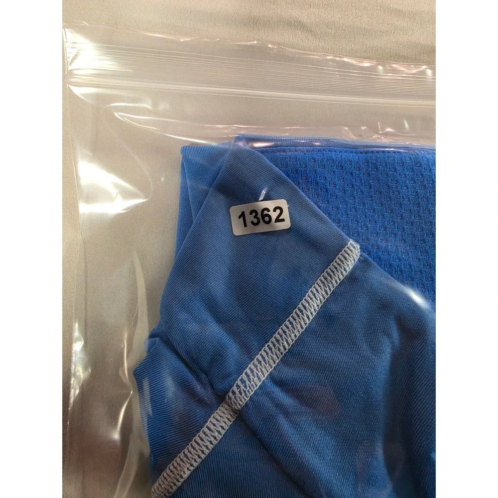Marmot Mens Blue Quarter Zip Pullover Mesh Panel Athletic Hiking Top Large